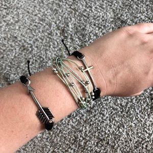 Pura Vida Silver Metal Set. Bundle to save!